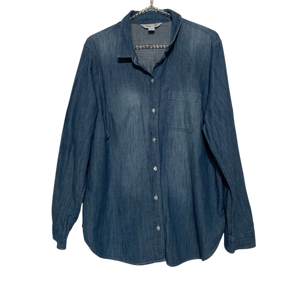 Old Navy Blue Button Down Shirt